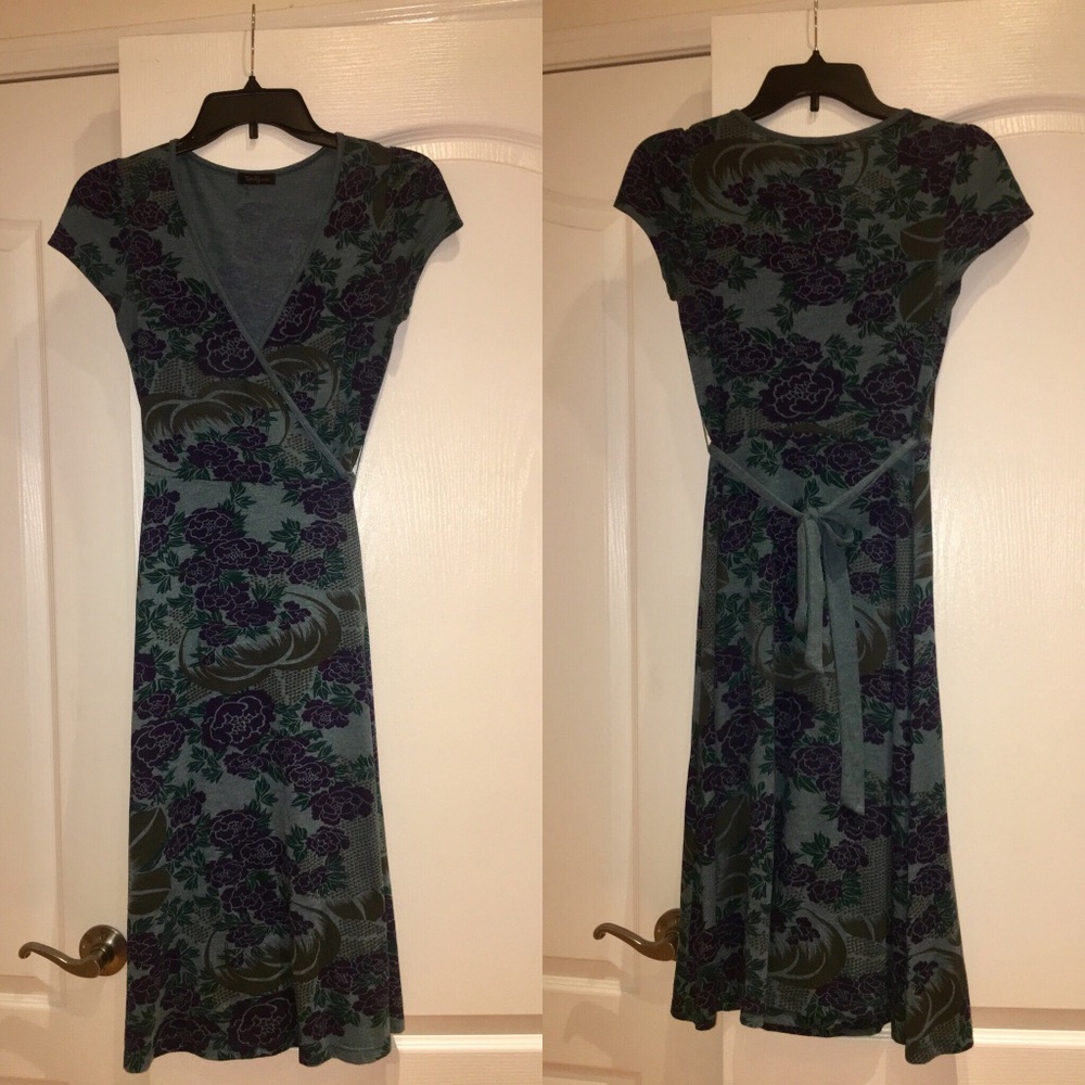 Vintage S/M Floral Maxi Dress